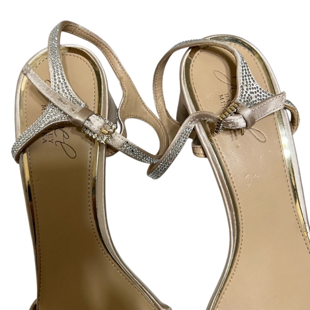 Jewel Badgley Mischka Women's Omari II Evening Sandals Size 8.5 - Picture 7 of 13
